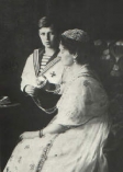 С сыном Алексеем (около 1910 г.)
