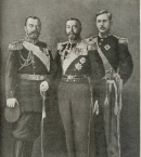 Николай II, Георг V и король Бельгии Альберт I, 1914