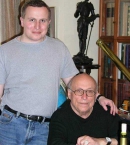 Юз Алешковский с сыном Алексеем