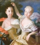 Портрет царевен Анны Петровны и Елизаветы Петровны