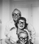 Марсель Ашар с женой и дочерью (1960)