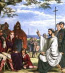 Августин проповедует перед королём Этельбертом
