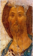Спас из Звенигородского чина, рубеж XIV—XV веков