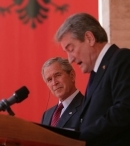 Джордж Буш и Сали Бериша 