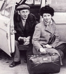 Владимир Басов с женой - Валентиной Титовой