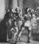 Картина Франка-Эдуара Лозьера «Бонивара берут под стражу» (1898)