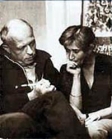 Со своим супругом академиком А.Д. Сахаровым, 1973 г.