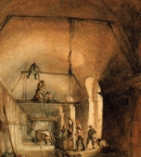 в туннеле под Темзой (1830)