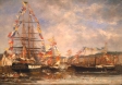 Фестиваль в гавани Онфлера. 1858. Холст, масло