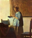 «Девушка в голубом», 1663 г.