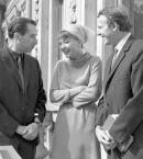 Григорий Козинцев, Анастасия Вертинская и Иннокентий Смоктуновский. 1964