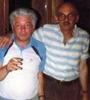 Войнович_5_с Виктором Некрасовым и Булатом Окуджавой в Женеве, 1982