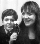 Галина Волчек с сыном