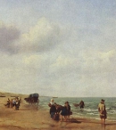 Песчаное побережье в Схевенинге. 1658. Картинная галерея. Кассель