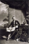 ГАМИЛЬТОН Уильям, рядом с одной из своих древнегреческих ваз на картине Генри Хадсона 1797 г._1
