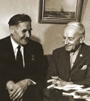 А. Н. Грацианский (слева) и К. К. Арцеулов