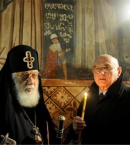 ГАМКРЕЛИДЗЕ Тамаз Валерианович в Крестовоздвиженском монастыре, Иерусалим, 2012 г.
