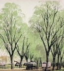 Гу Юань_8 «Roads in Beijing suburb», 1954
