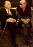 Lorge Luis Borges y Ernesto Sabato