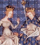 Филипп I со своей первой женой Бертой Голландской и детьми Людовиком VI и Констанцией.