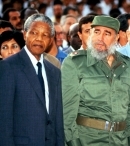 Нельсон Мандела и Фидель Кастро