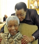Нельсон Мандела и его супругой - Граса Машел