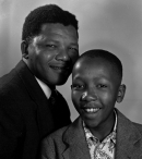 Нельсон Мандела и его сын - Тембекиле