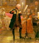 Фридрих II играет на флейте. Фрагмент картины Адольфа фон Менцеля