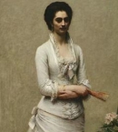 Portrait of Mlle Eva Callimaki Cartagi. 1881