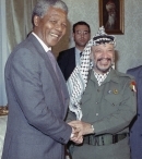 Нельсон Мандела и Ясир Арафат