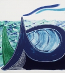 Хокни Д._18 «The Wave, A Lithograph’», 1990