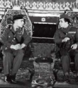 Молодой Хусейн с королем Ирака Фейсалом II