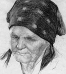 Портрет бабушки. 1915. Офорт
