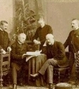Братья Чайковские. Слева направо сидят - Николай Ильич, Петр Ильич