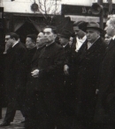 Чжоу Эньлай_7 с Александром Шелепиным и Анастасом Микояном на похоронах Георге Георгиу-Дежа