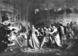  «Великая княгиня Софья Витовтовна, срывающая пояс с Василия Косого на свадьбе Василия Темного» 1861.  