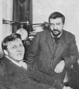 А. И. Куприн и Ф. И. Шаляпин. петербург. 1911 г.