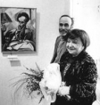 Сын и дочка ШТЕРЕНБЕРГА на открытии экспозиции Д.П. Штеренберга. 1994 г.
