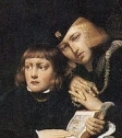 Эдуард со своим братом герцогом Йоркским в Тауэре. Картина Поля Делароша, XIX в.