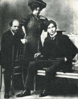 С Пабло Казальс и Марией Гай. Бордо 1904