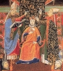 Коронация Энрике II в средневековой миниатюре Жан Фруассар