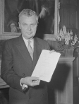 Diefenbaker with the Canadian Bill of Rights.