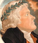 Акварельный портрет Томаса Джефферсона, выполненный Тадеушем Костюшко