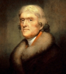 Портрет Джефферсона работа Рембрандта Пила (1805)