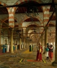 Картина Молитва в мечети. Автор ЖЕРОМ Жан Леон