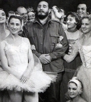 Кастро_13_с артистами Большого театра, 1963