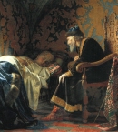 Царь Иван Грозный любуется на Василису Мелентьевну. (Г. С. Седов, 1875 г.)