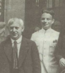 Исследователи Арктики 30-х годов (слева направо): Н. Н. Зубов, М. И. Шевелев, X. Уилкинс и Э. Т. Кренкель. 1938 г.