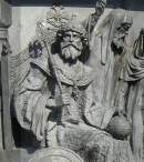 Иван III на Памятнике «1000-летие России» в Великом Новгороде