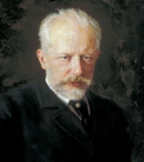 Портрет Петра Ильича Чайковского, 1893 год, холст, масло — Государственная Третьяковская галерея